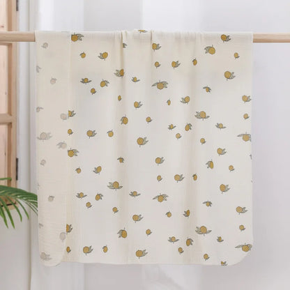 Cotton Muslin Swaddle Blanket 80x80cm 0-24M Kids