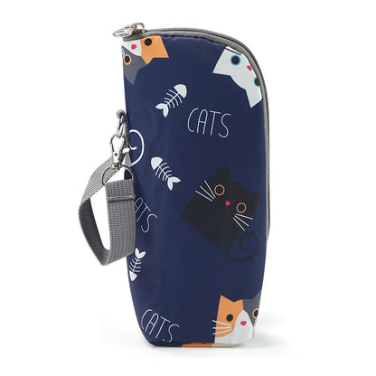 Portable Bottle Bag Travel Case Insulated Milk Organiser – front view