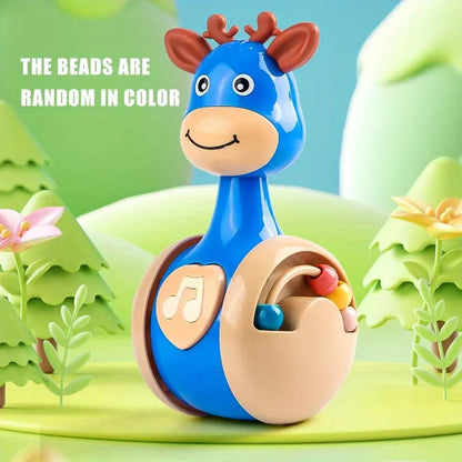 Roly Poly Tumbler Wobbler Toy Deer 4-12MRoly Poly Tumbler Wobbler Toy Deer 4-12M