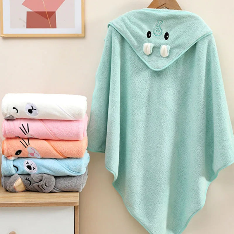 Bath Towel Swaddle 80x80cm 4 Colors – front view