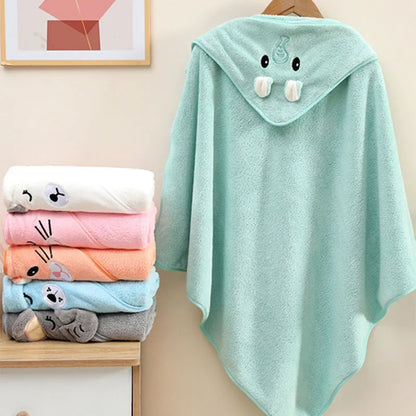 Bath Towel Swaddle 80x80cm 4 Colors – front view