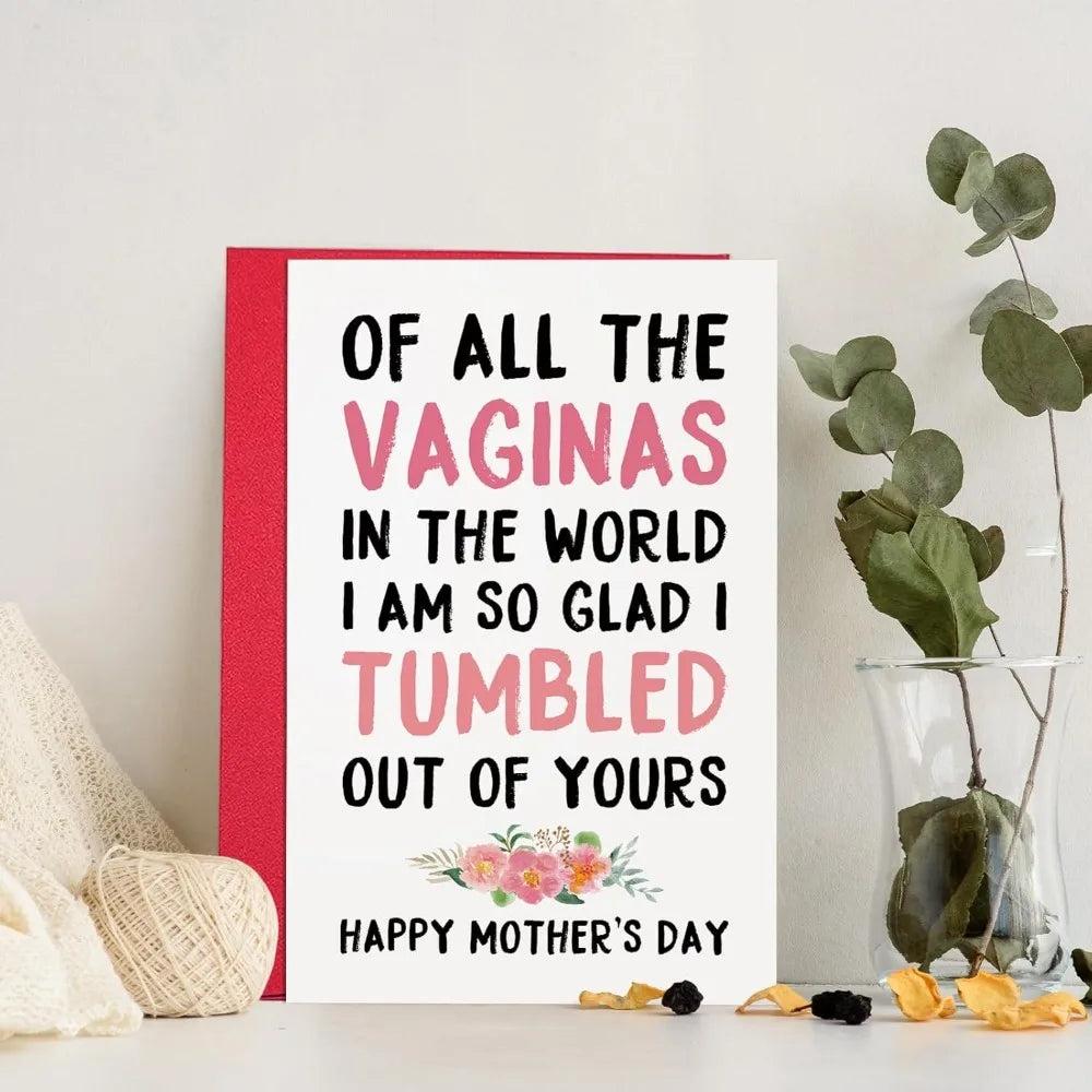 Funny Mom Greeting Card Mothers Day