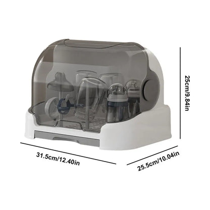 Bottle Drying Rack with Dustproof Lid 3 Colors