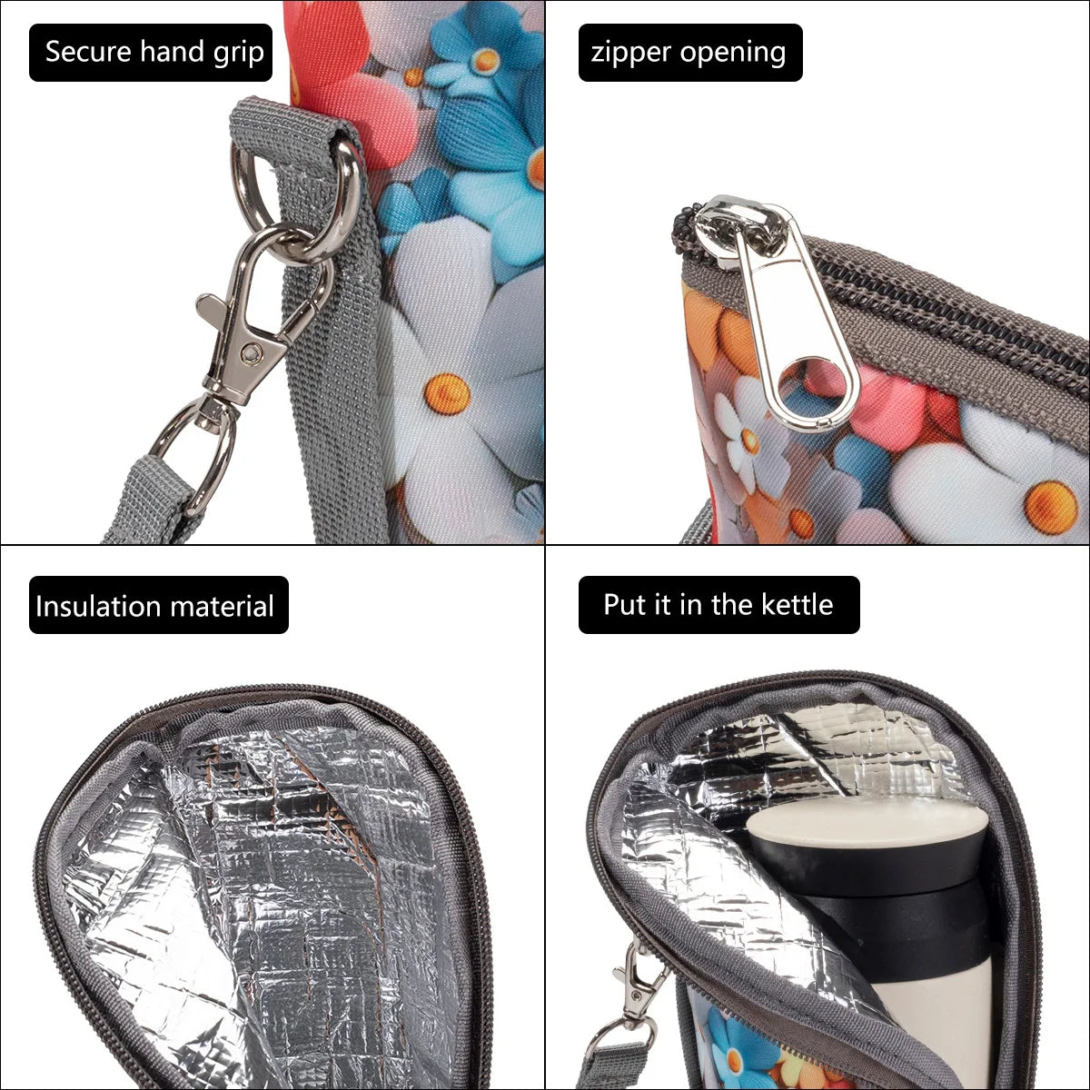 Bottle Insulation Stroller Bag 5 Colors – front view
