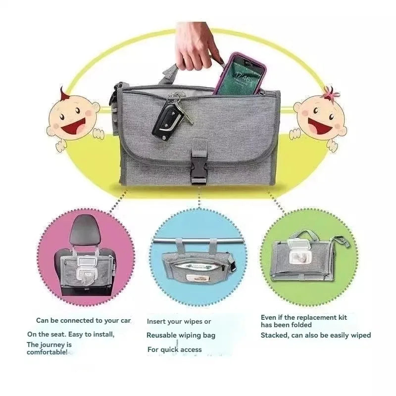 Portable Foldable Changing Pad Waterproof