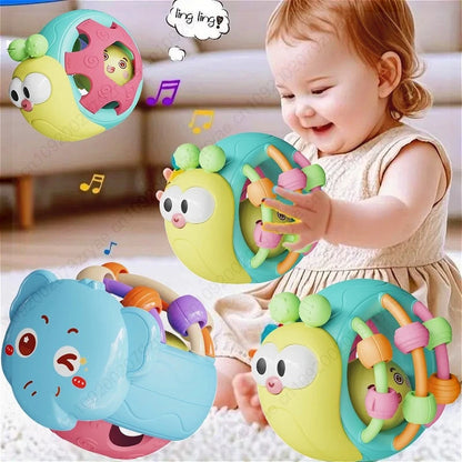 Soft Bell Rattle Comforter Ball 0-6M