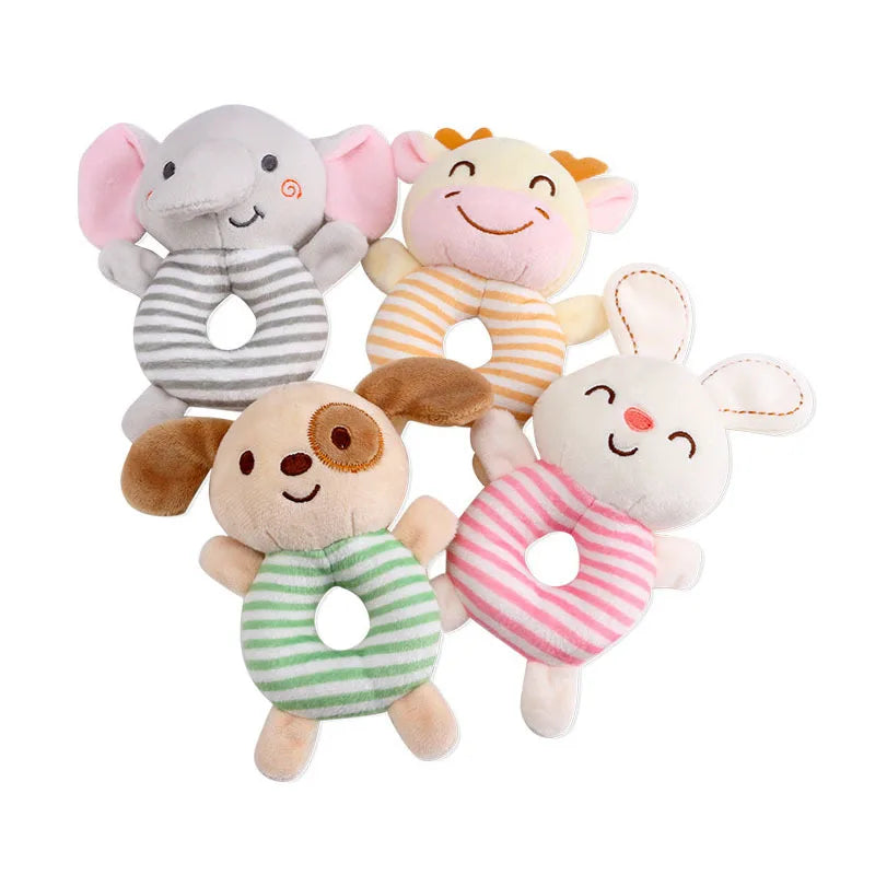 Rattle Hand Ring Toy 4 Colors 0-24M – built-in rattle