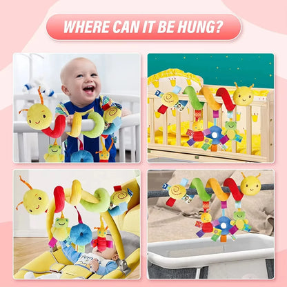 Crib Hanging Spiral Rattle Toy Musical