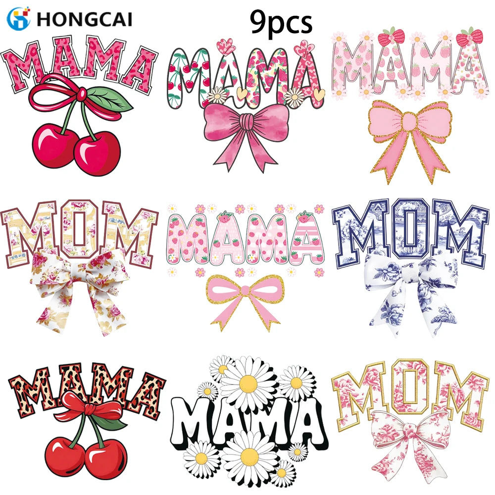 Iron-On Transfers DIY Kit 9pc Vinyl Appliques