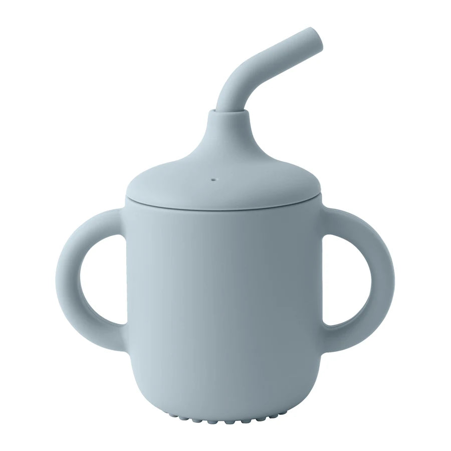 Silicone Sippy Cup 180ml BPA-Free Leakproof Kids