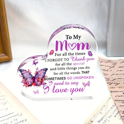 Acrylic Block Keepsake Gift for Mom