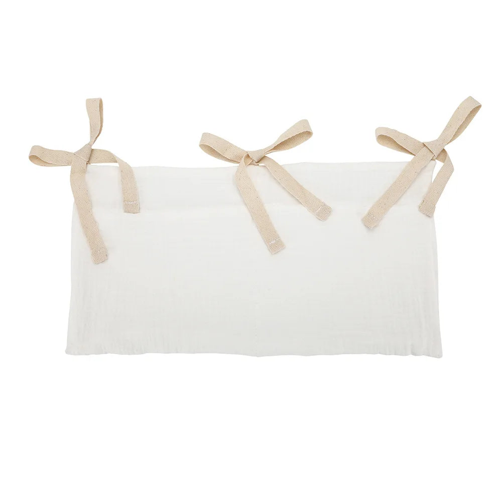 Crib Organizer Hanging Storage Bag 2 Pockets