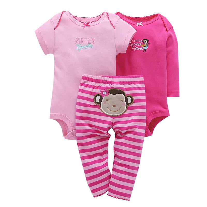 Baby Boy bodysuits Clothes Short Sleeved Bodysuits