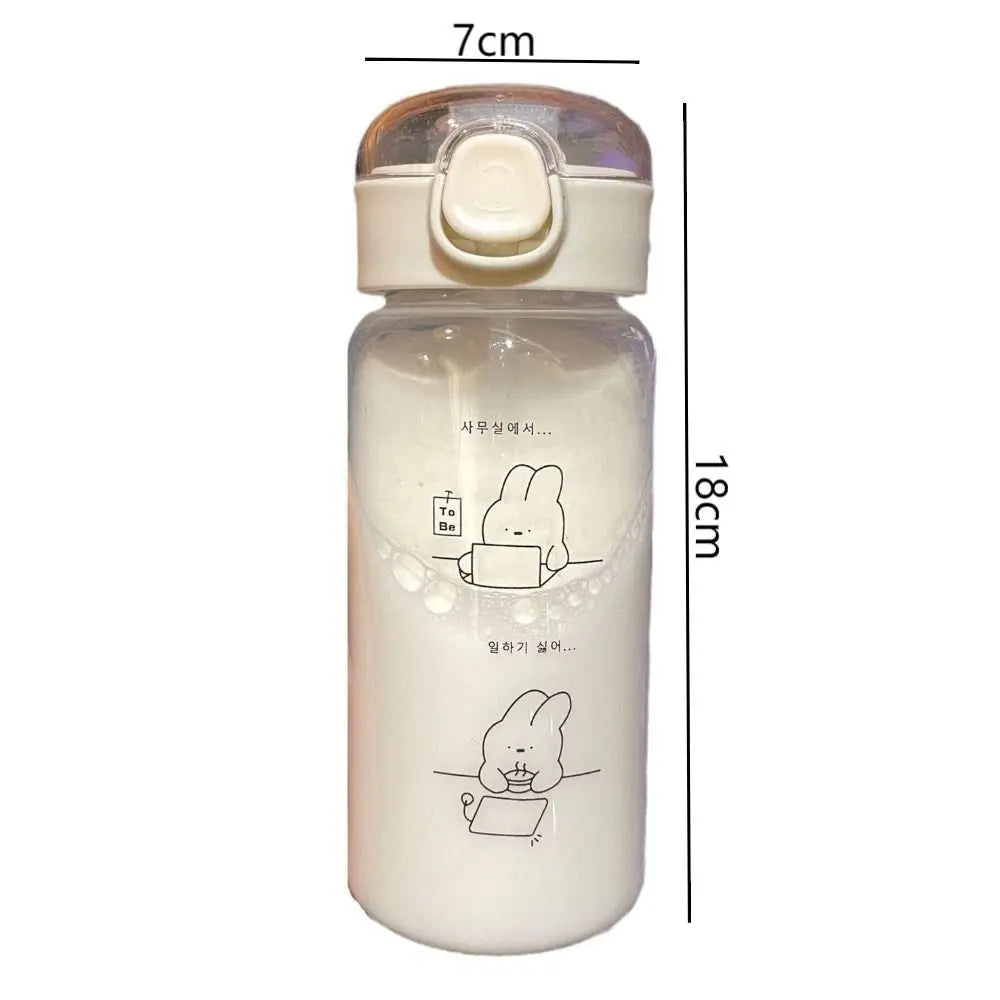 Kids Cartoon Sippy Cup 520ml Straw Spill-Proof