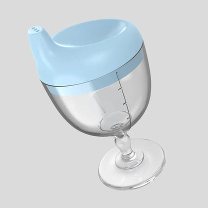 150ml Learning Drinking Bottle Wine Glass Shape Duckbill Cup – front view