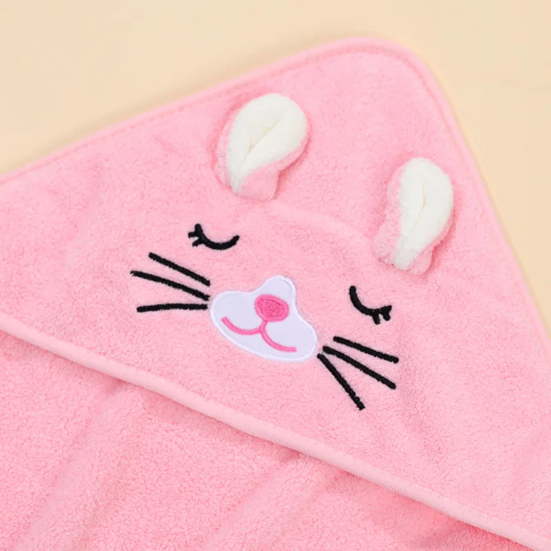 Hooded Bath Towel Blanket Cotton Bamboo Kids