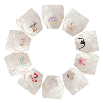 Waterproof Cotton Potty Training Pants 10-Pack – 4-layer construction