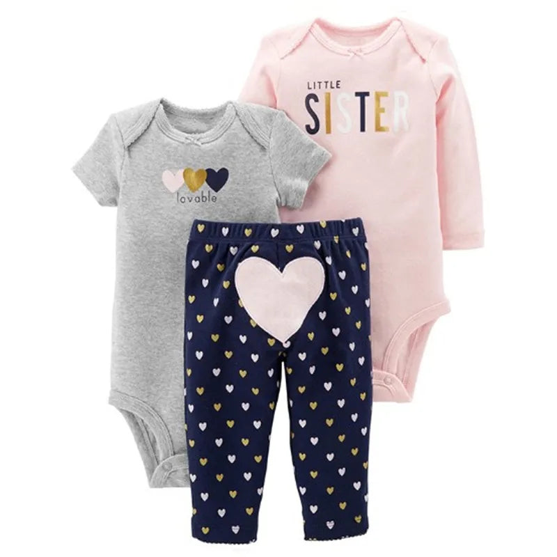 Baby Boy bodysuits Clothes Short Sleeved Bodysuits
