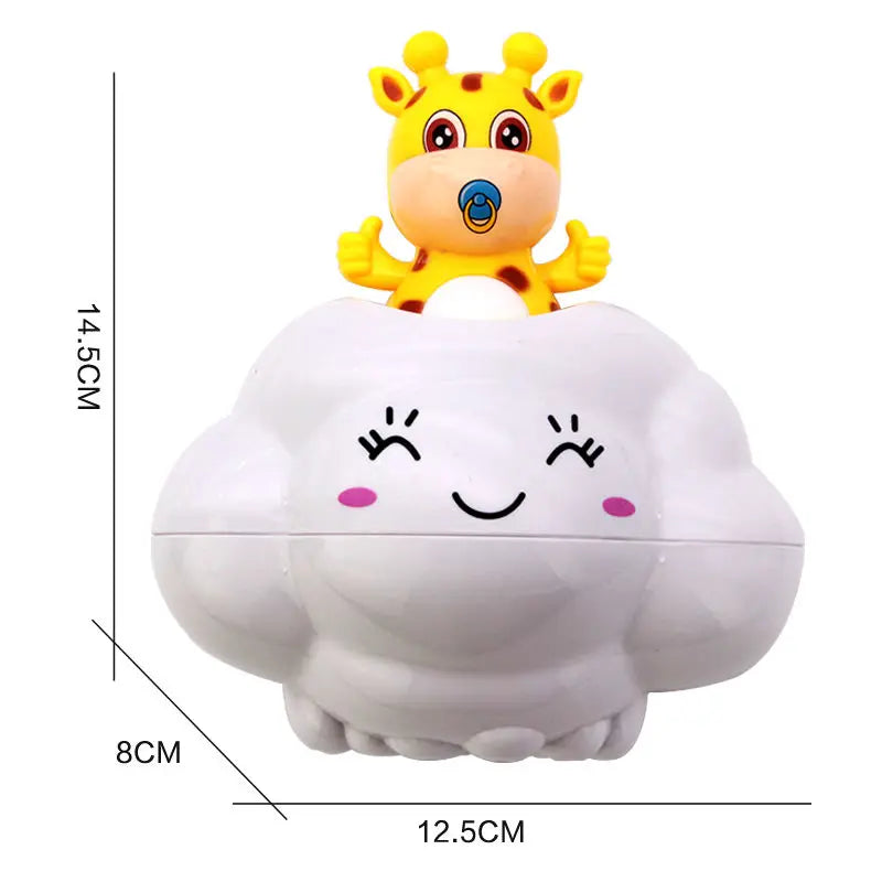 Bath Spraying Cloud Toy Water Play 0-3 Yrs