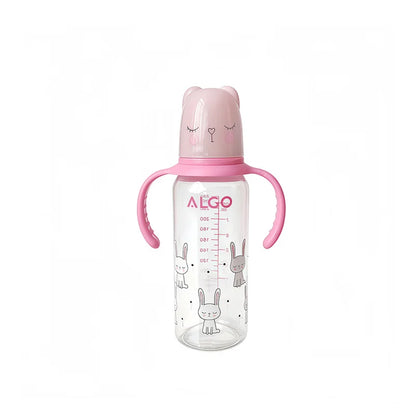 PP Bottle with Handle 240ml FCM Certified – front view