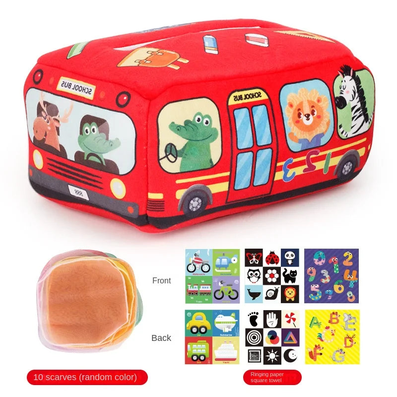 Montessori Magic Tissue Box Sensory Toy 4-12M