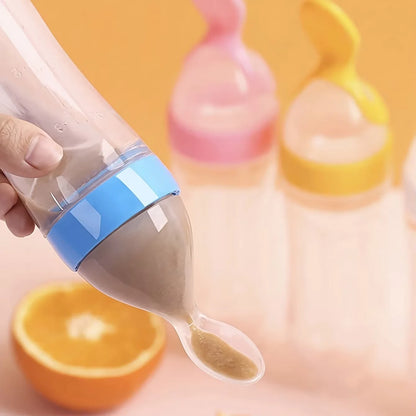 7PCS Feeding Set Silicone Bottles Feeder