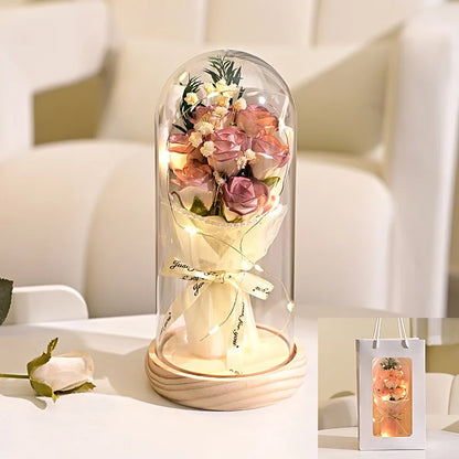 Eternal Dried Flower Soap Rose Gift Box