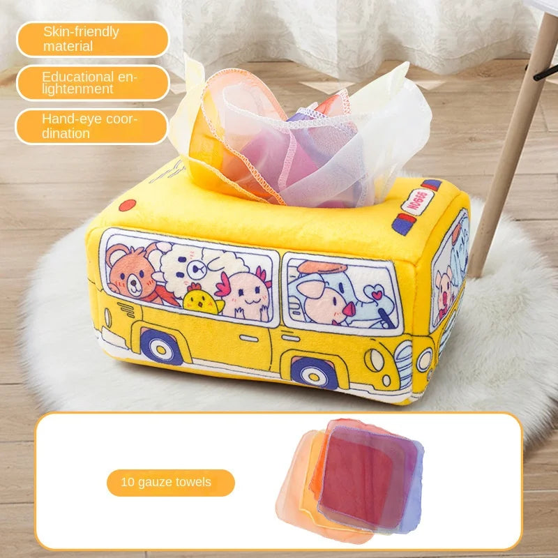 Montessori Magic Tissue Box Sensory Toy 4-12M