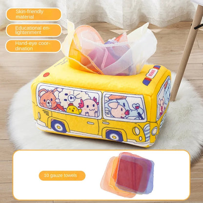 Montessori Magic Tissue Box Sensory Toy 4-12M