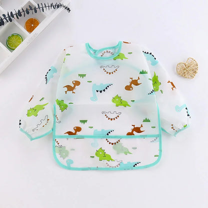 Waterproof Long Sleeve Art Smock Bib 1-3Y
