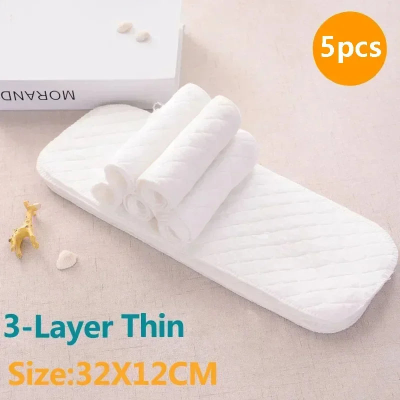  Baby Reusable Diapers Washable Nappies Cotton Diapers