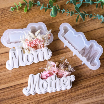 Letter Vase Silicone Mold DIY Resin