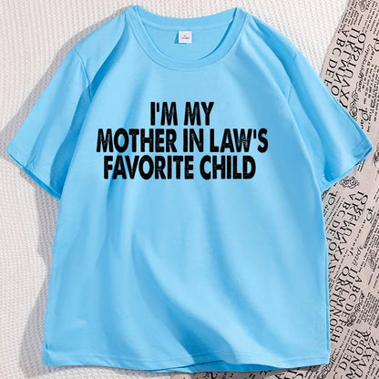 Funny Mother-In-Law Graphic T-Shirt Cotton