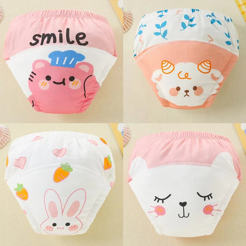 Baby Waterproof Diaper Shorts 4PCS I Training  Pants