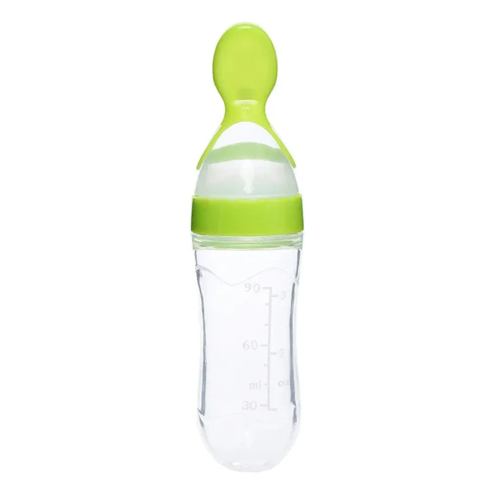 90ML Feeding Bottle Spoon Training Feeder BPA-Free – front view
