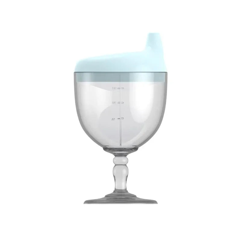 150ml Learning Drinking Bottle Wine Glass Shape Duckbill Cup – front view