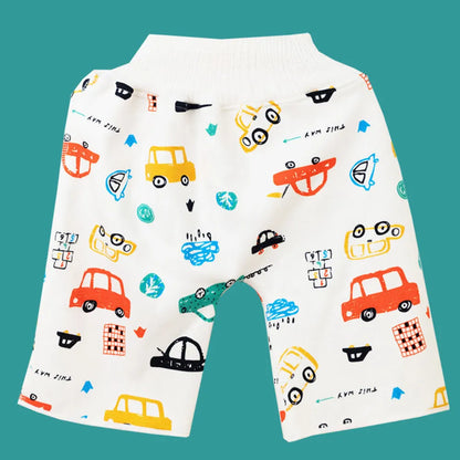 Waterproof Nighttime Diaper Skirt – product front 4 cute prints