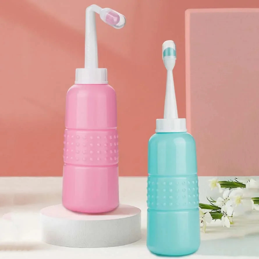 Postpartum Peri Bottle 500ml 4 Options EVA – ergonomic upside-down design