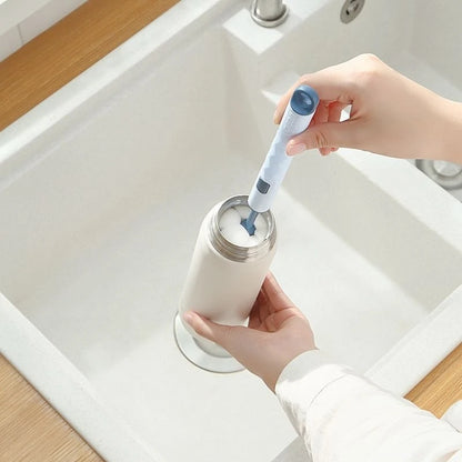 360 bottle brush cleaning set rotating