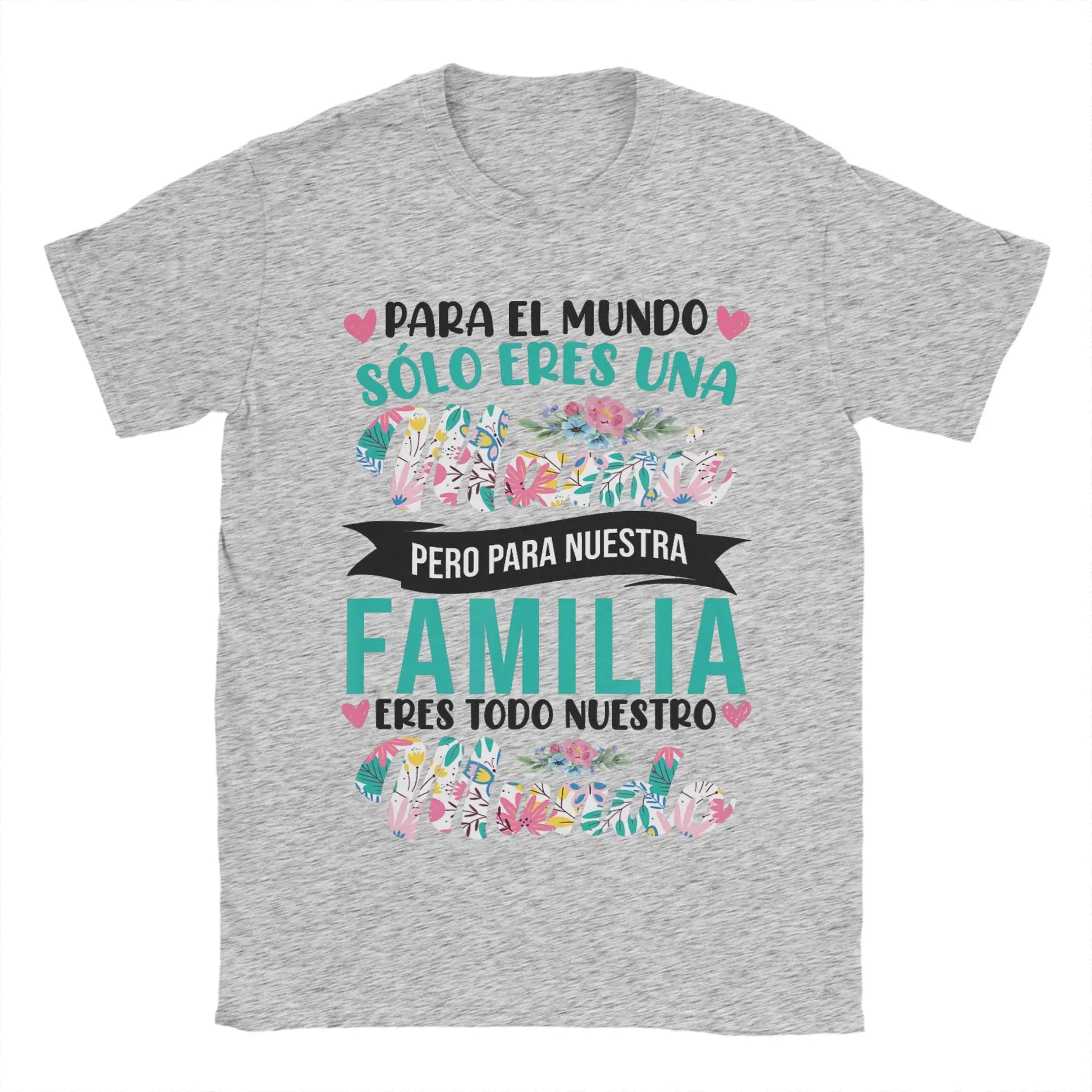 Floral Graphic Tee for Moms 14 Colors