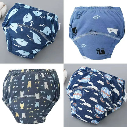 Baby Waterproof Diaper Shorts 4PCS I Training  Pants