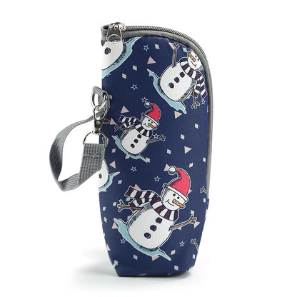 Portable Bottle Bag Travel Case Insulated Milk Organiser – front view