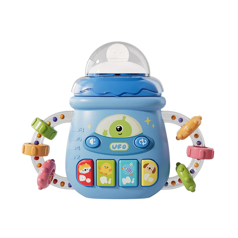 Musical Pacifier Rattle Light Soothing Toy – front view