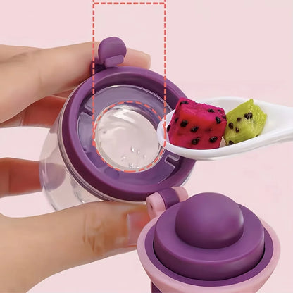 7PCS Feeding Set Silicone Bottles Feeder