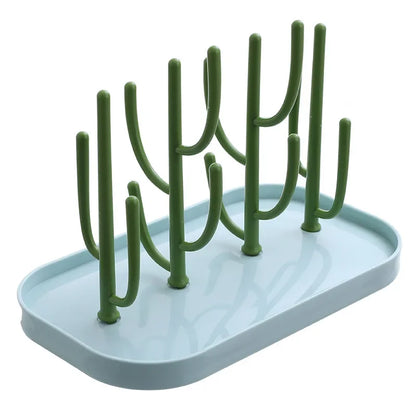 Bottle Drying Rack for Kitchen Counter Detachable – front view