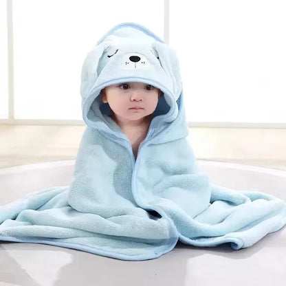 Hooded Bath Towel Blanket Cotton Bamboo Kids