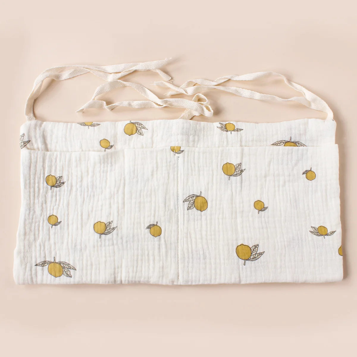 Crib Organizer Hanging Storage Bag 2 Pockets