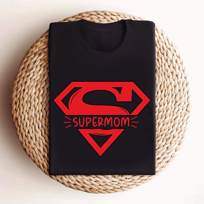 Super Mom Superhero Cotton T-Shirt S-XXXL