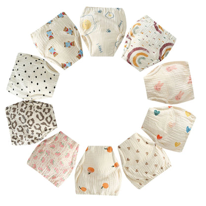 Waterproof Cotton Potty Training Pants 10-Pack – 4-layer construction