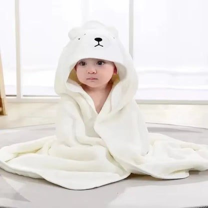 Hooded Bath Towel Blanket Cotton Bamboo Kids